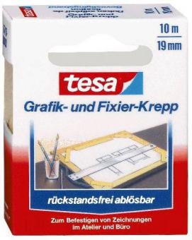 Tesa Grafik- und Fixier-Krepp 10m x 19mm 