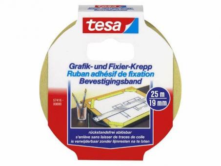 Tesa Grafik- und Fixier-Krepp 25m x 19mm 