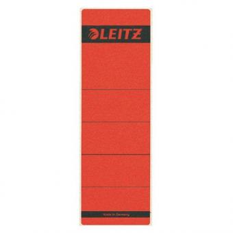 Leitz 1642 Rückenschilder - Papier, kurz/breit, 10 Stück, rot 