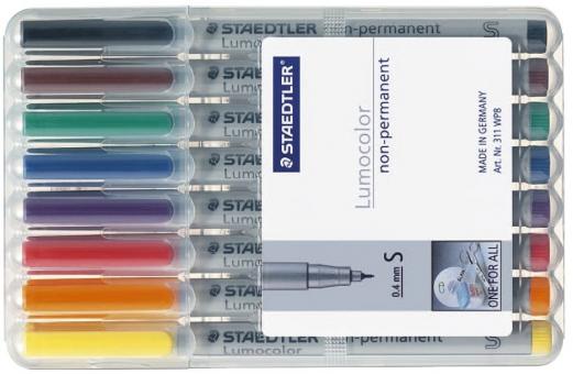 Staedtler Feinschreiber Lumocolor non-permanent S - 8 Farben 