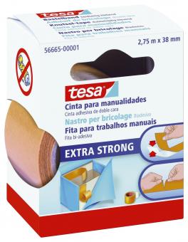 Tesa Bastelband PVC/Acrylatklebmasse beidseitig klebend 