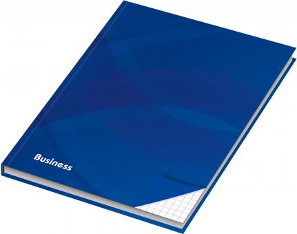 Kladde / Notizbuch "Business blau", kariert, DIN A4, 96 Blatt, 70 g/qm 