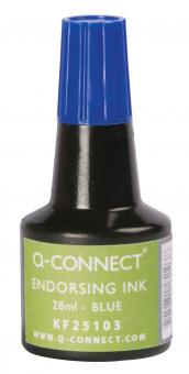 Q-Connect Stempelfarbe - ohne Öl, blau 