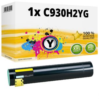 Alternativ Lexmark Toner C930H2YG Yellow/gelb 
