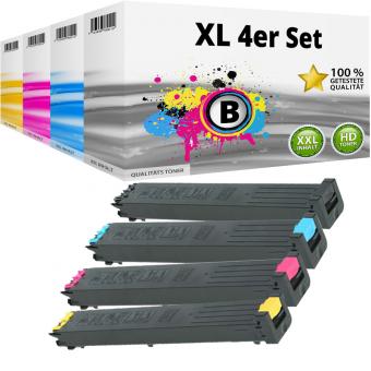 4x Alternativ Sharp Toner MX27GT Set Mehrfarbig 