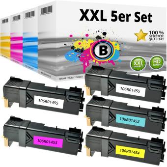 5x Alternativ Xerox Toner 106R0145X Mehrfarbig 