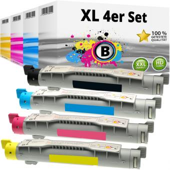 4x Alternativ Xerox Toner 106R0108X Mehrfarbig 