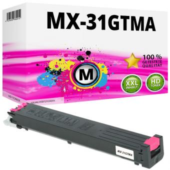Alternativ Sharp Toner MX-31GTMA Magenta 