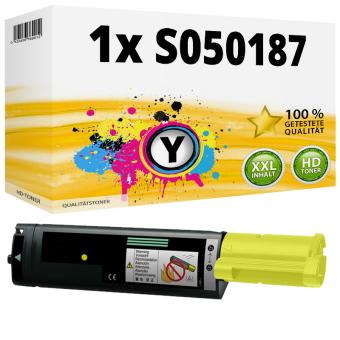 Alternativ Epson Toner XL S050187 Gelb / Yellow 