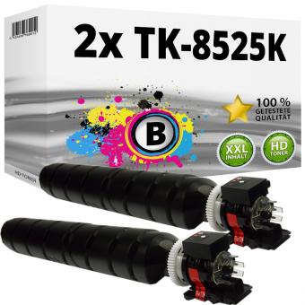 2x Alternativ Kyocera Toner TK-8525K / 1T02RM0NL0 Schwarz 
