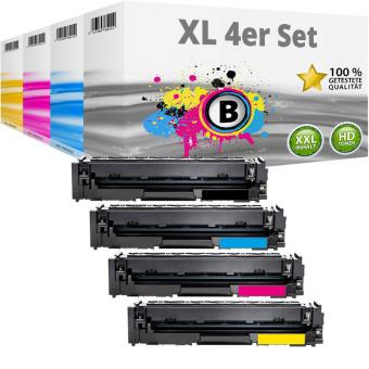 Set 4x Alternativ HP Toner 207X W2210X W2211X W2212X W2213X mit Chip 
