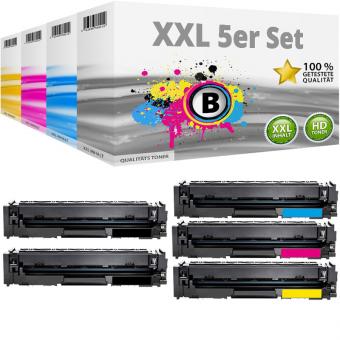 Set 5x Alternativ HP Toner 207X W2210X W2211X W2212X W2213X 