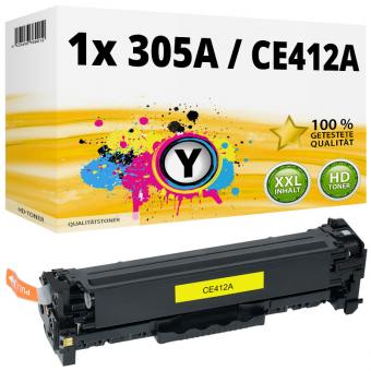 Alternativ HP Toner 305A / CE412A Yellow/Gelb 