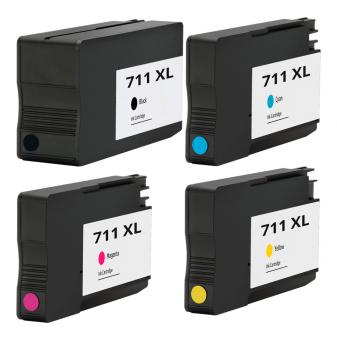 Alternativ HP Set 4x Druckerpatronen 711 Mehrfarbig 