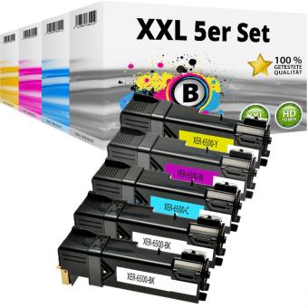5x Alternativ Xerox Toner 106R0159X Set Mehrfarbig 
