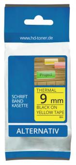 Alternativ Brother Schriftbandkassette M-K621 9mm 