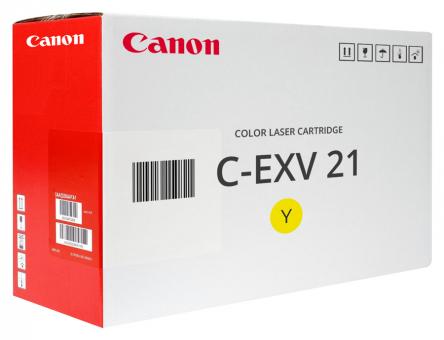 Original Canon Toner C EXV 21 Gelb 