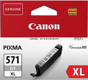 XL Original Canon Patronen CLI-571GY Grau 