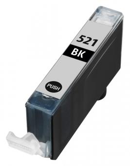 Alternativ Canon Patronen CLI-521BK mit Chip 