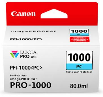 Original Canon Patronen PFI-1000PC Fotocyan 