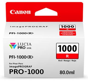 Original Canon Patronen PFI-1000R Rot 