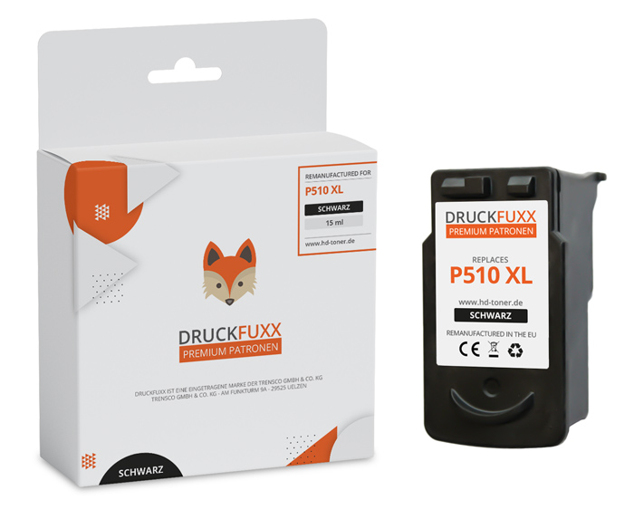 Druckfuxx Premium Patronen für Canon PG-510 XL Black 