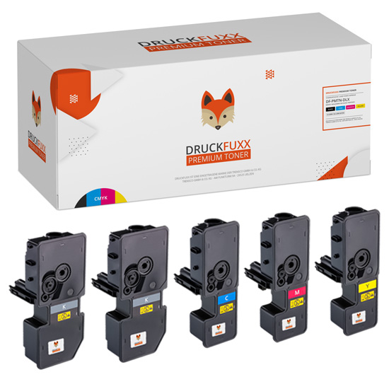 Druckfuxx Premium Toner Multipack Set 5 für Kyocera TK-5230 