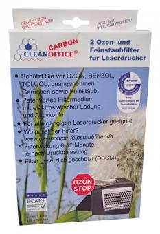 2x Clean Office Feinstaubfilter Carbon 