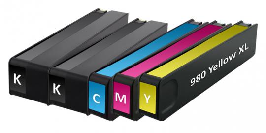 Alternativ HP Druckerpatronen NR. 980 Mehrfarbig Set 
