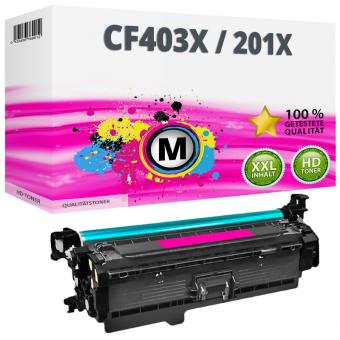 Alternativ HP Toner 201X / CF403X Magenta 