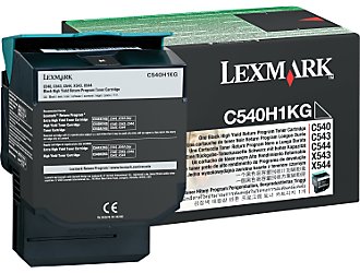 XL Original Lexmark Toner C540H1KG Schwarz 