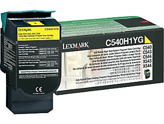 XL Original Lexmark Toner C540H1YG Gelb 