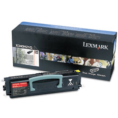Original Lexmark Toner X340H21G Schwarz 