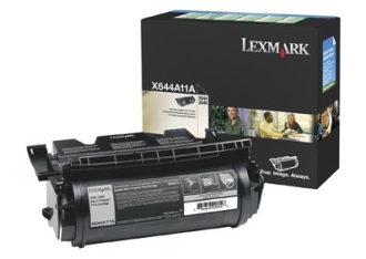 Original Lexmark Toner X644A11E Schwarz 