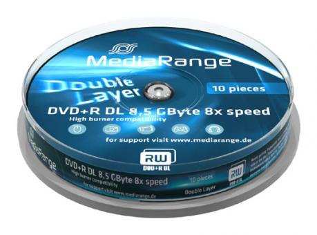 MediaRange DVD+R 8,5 GB 10er Spindel 