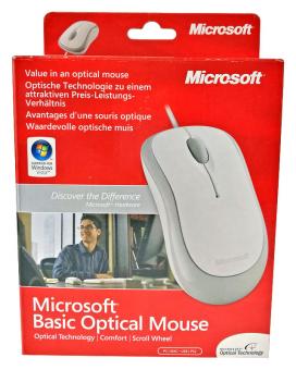 Microsoft Basic Optical Mouse / Maus mit Kabel 