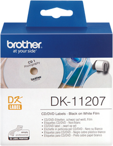 Original Brother CD/DVD-Etiketten DK-11207 Label 