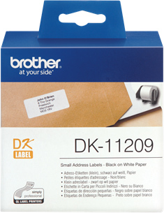 Original Brother Adress-Etiketten DK-11209 Label 