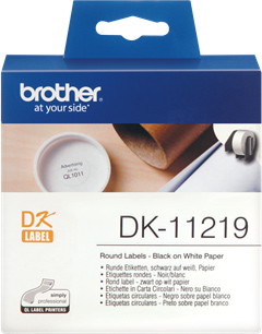 Original Brother runde Etiketten DK-11219 Label 