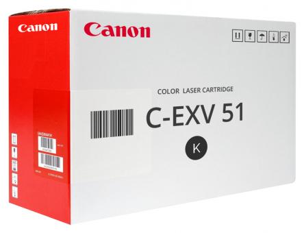 Original Canon Toner C-EXV 51 / 0481C002 Schwarz 