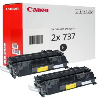 2x Original Canon Toner 737 9435B002 Schwarz 