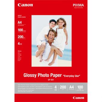 Canon Fotopapier DIN A4 / GP-501 - glänzend - 200g - 100 Blatt 