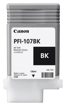 Original Canon Tintenpatrone PFI-107 BK / 6705B001 Schwarz 