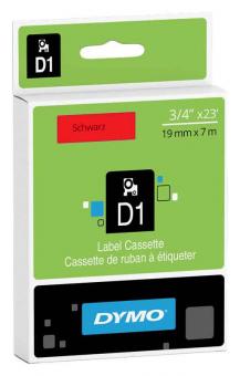 Original Dymo D1 Etiketten Label Cassette 45807 19 mm x 7 m 