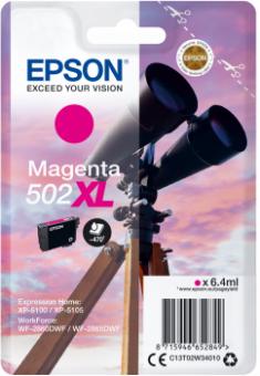 Original Epson Patronen 502 XL (Fernglas) Magenta 
