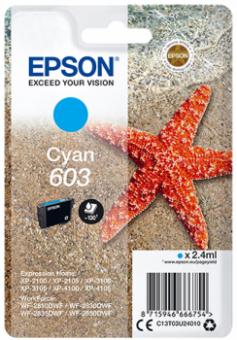 Original Epson Patronen 603 (Seestern) Cyan 