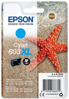 Original Epson Patronen 603 (Seestern) XL Cyan 