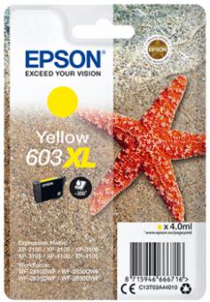 Original Epson Patronen 603 (Seestern) XL Gelb 