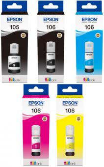 Set Original Epson Tinte 105 106 