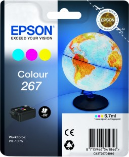Original Epson Patronen 267 (Globus) Colour 